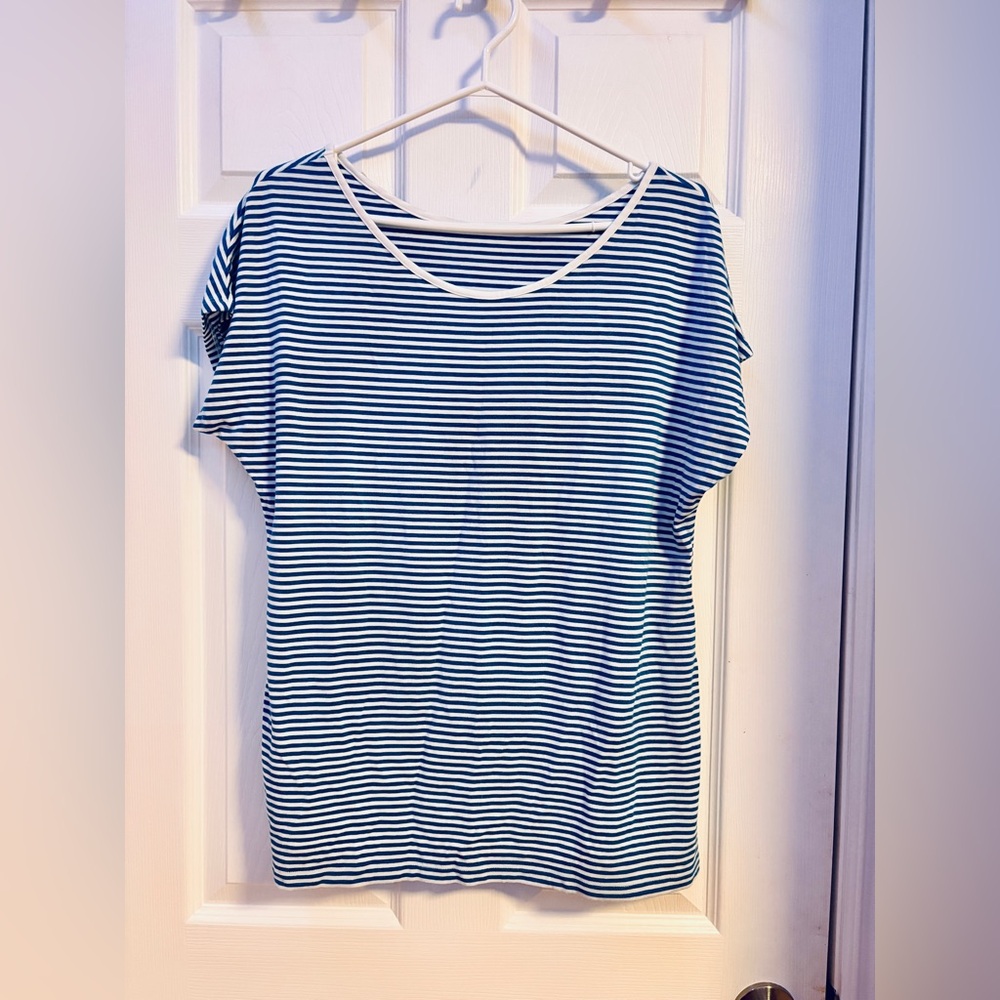 Miik Rio Reversible Tee in Cobalt Stripe XL